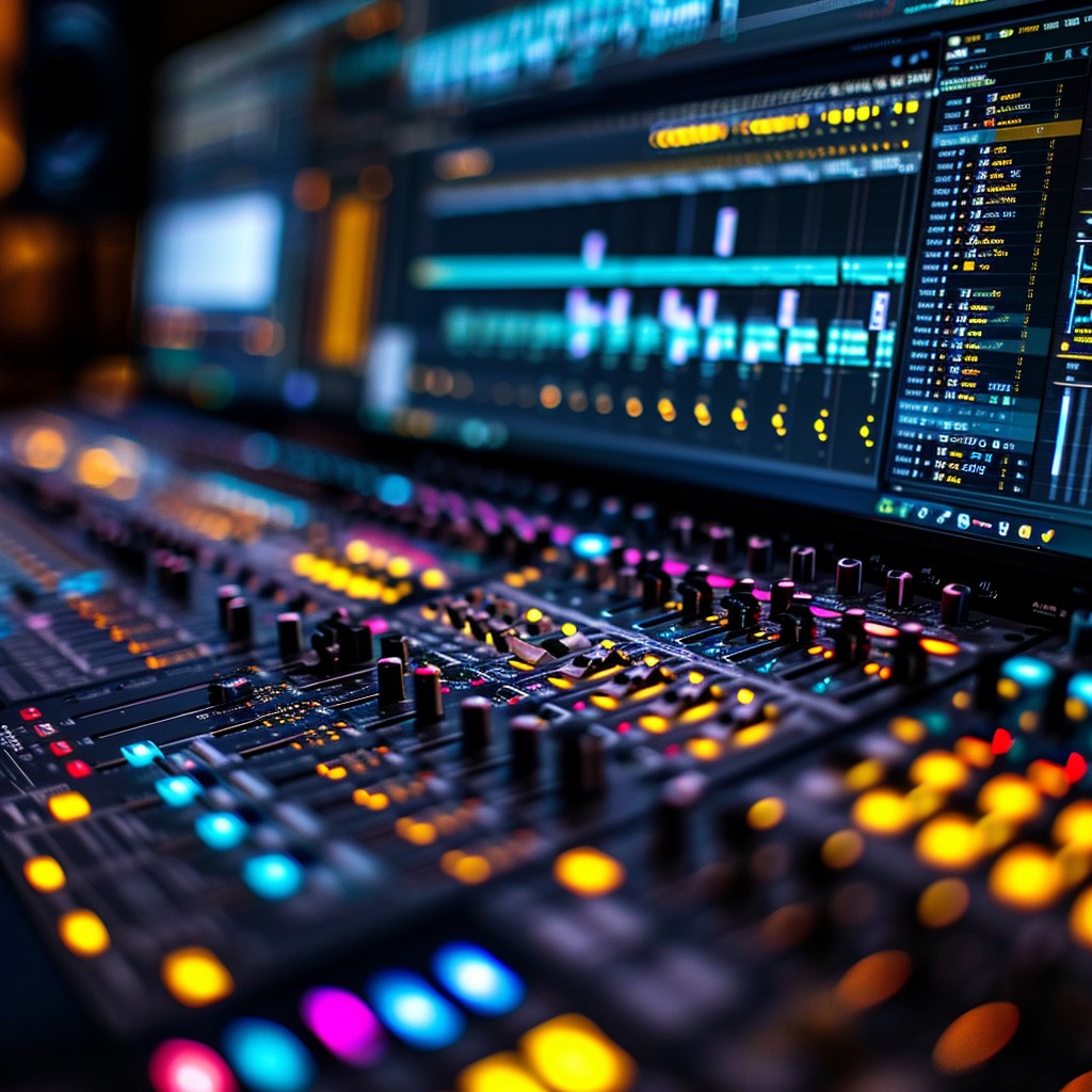Mixing desk to illustrate complexity in fine-tuning translations