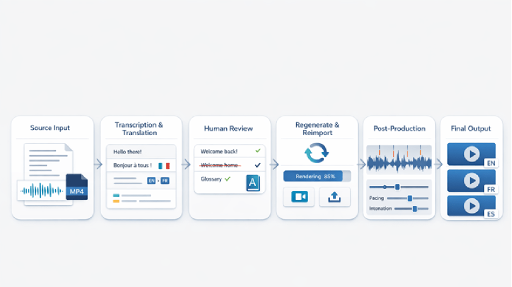 Video localisation workflow
